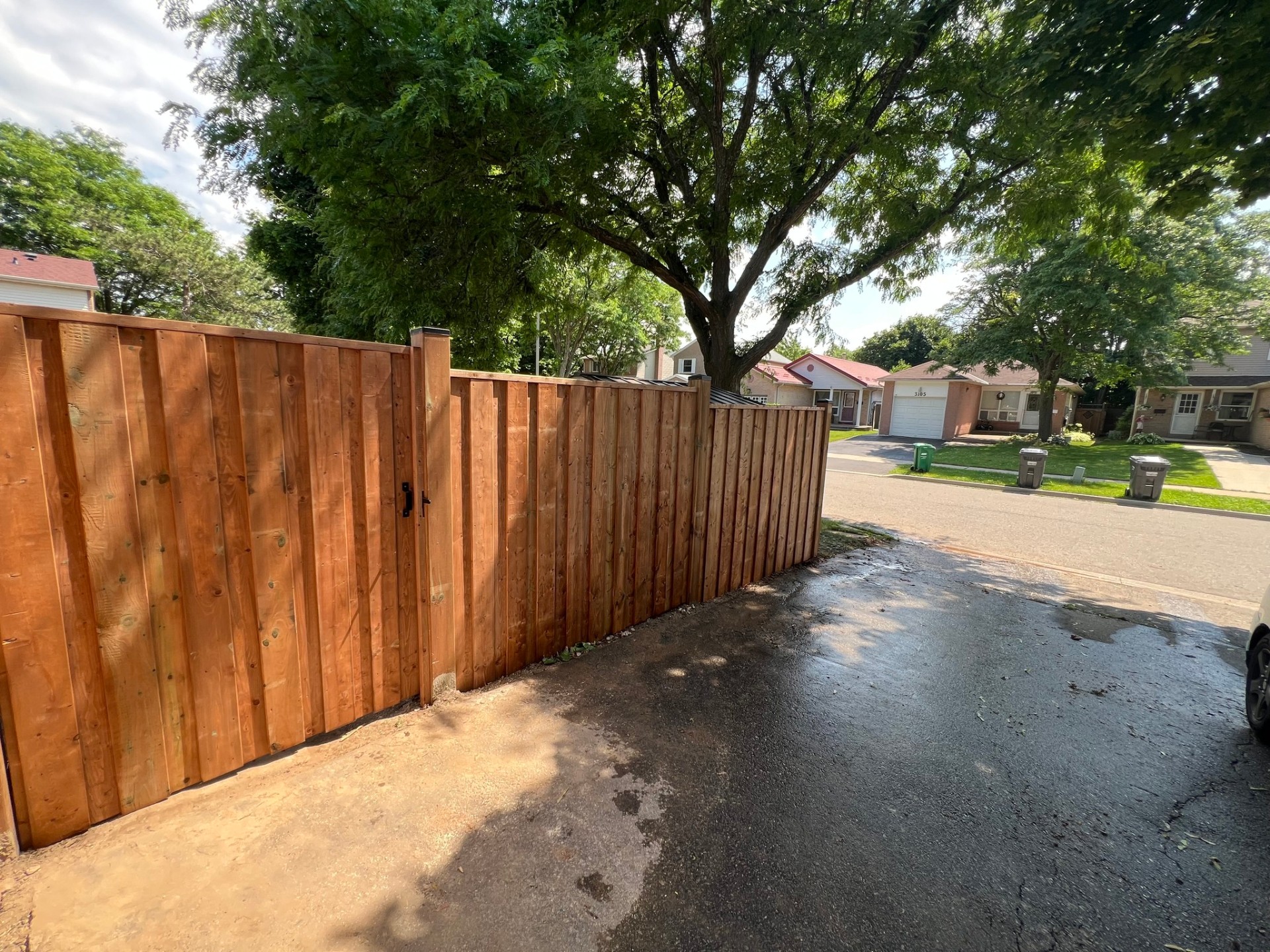 Vaughan – Front Yard Wood Fence